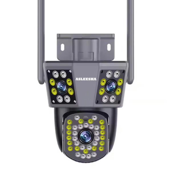 Triple Lens WIFI CCTV Camera