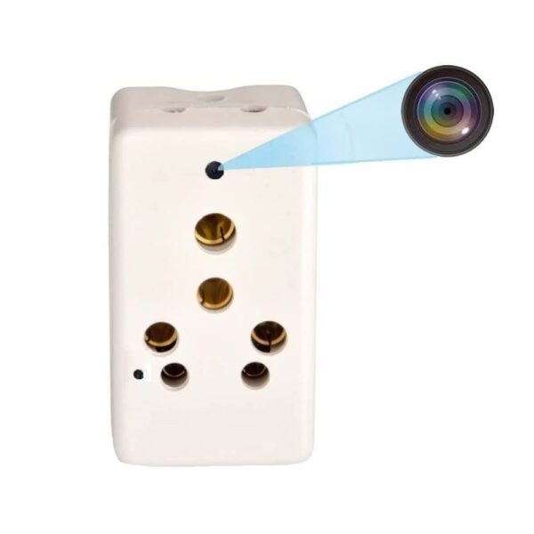 Spy Socket Camera | WIFI 3 PIN Audio Video Recorder Secret Device
